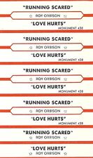 Five Jukebox Title Strips - Roy Orbison: 
