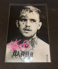 Lil Peep Pink Signed Auto Photo Reprint 4x6 inch - autograph picture