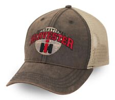 IH International Harvester *WASHED WAX CLOTH TAN MESH BACK* CAP HAT *NEW w/TAG* picture