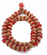 5 Mukhi Rudraksha Mala Rudraksha 54 Beads Kantha in 15 mm - 18mm Big Size Beads picture