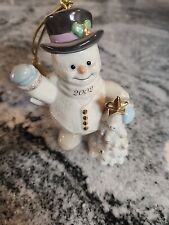 Lenox 2002 Annual The Snowman Ornament Collection Holiday Greetings Christmas  picture