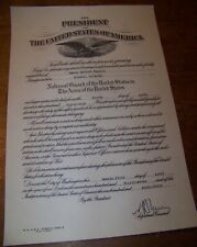 1937 US ARMY COLONEL SAMUEL HERBERT MERRILL OFFICER COMMISSION CERTIFICATE picture