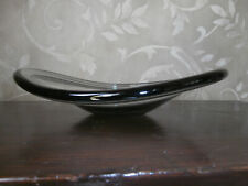 VTG MCM EARLY HOLMEGAARD FREEFORM BOWL~PER LUTKIN~SIGNED/DATED~1953~SMOKED GREY picture