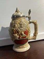 Vintage Avon Father Christmas Stein 1994 9 1/2 inches Numbered 60660 picture