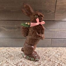 Vintage Faux Chocolate Bunny 12” picture