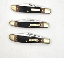 Lot of 3 Schrade Old Timer Small Pocket Knife  picture