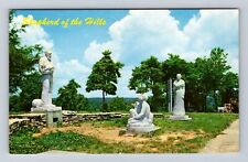 Branson Mo-Missouri, Shepard Of The Hills Monuments, Vintage Souvenir Postcard picture