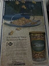 Vintage 1919 PLANTERS Pennant Peanuts Nuts Jar Mr. Peanut  Print Ad  Protection picture