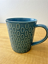 Starbucks 2010 Design House Stockholm 14oz Blue Oval Ceramic Mug picture