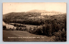 c1930 RPPC Scenic Mountain View Farmington Maine ME Real Photo Postcard picture