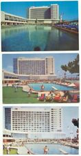 Miami Beach FL Deauville Hotel Pool Lot of 3 Vintage Postcards Florida picture