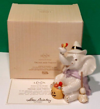 LENOX TRUNK and TREATS ELEPHANT sculpture HALLOWEEN WITCH -- NEW in BOX with COA picture