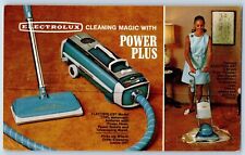 Mason City IA Postcard Electrolux Cleaning Magic With Power Plus Advertising picture