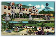 Walterboro South Carolina SC Postcard Unique Hotel Lady Lafayette c1940 Vintage picture