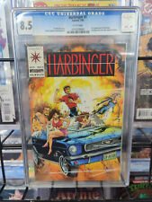 HARBINGER #1 (1992) - CGC GRADE 8.5 - 1ST APPEARANCE INSERT INCLUDED VALIANT picture