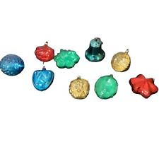 9 Christmas vintage glass ornaments picture