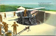 Postcard Military Mortar Guns Answer The Call of Uncle Sam picture