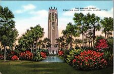Lake Wales FL-Florida Singing Tower Mountain Lake Sanctuary Vintage Postcard picture