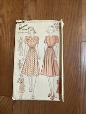 Vintage Advance Sewing Pattern 2231 Size 16 Hip 37 Bust 34 picture