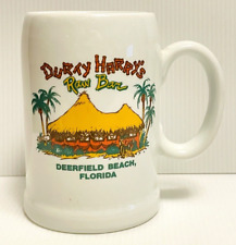 Vintage Durty Harry's Raw Bar Deerfield Beach Florida Ceramic Mug 5 1/2