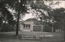 RPPC Huntingdon,PA Gymnasium at Juniata College Pennsylvania Real Photo Postcard picture