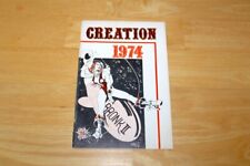 Creation 1974 Program Book Wrightson Kaluta Kelly Russell Williamson picture