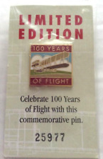 Wright Brothers Limited Edition 100 Years Of Flight Pin NEW picture