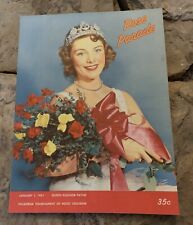 Rose Parade Souvenir. Pasadena Tournament Of Roses 1951 picture