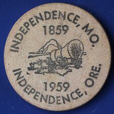 1989 Independence, MO. 1959 - Independence Ore. 1959 Wooden Nickel picture