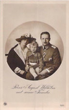 Royalty Prince August Wilhelm & Family  Vintage Postcard picture