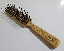 VTG Goody Hair Brush Faux Wood Vented Styling Mushroom Ball Tips 7.75