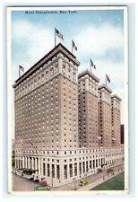 1922 Hotel Pennsylvania NY 32nd to 33rd ST. Vintage Postcard picture