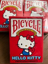Hello Kitty Bicycle Playing Cards 50th Anniversary Sanrio For Sale Japan Only picture