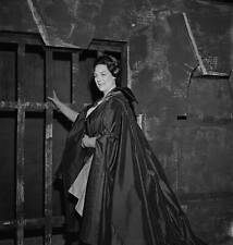 Renata Tebaldi Italian opera singer Tosca by Giacomo Puccini 1960s Old Photo 2 picture