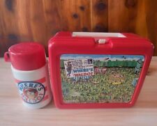 Vintage Where's Waldo Lunch Box with Thermos 1990 Retro Lunchbox Collectible picture