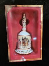 2004 Lenox Annual Holiday Collector Bell First in Series Santa’s Woodland Visit picture