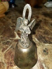 1974 Danbury Mint Silverplate Christmas Angel Bell picture