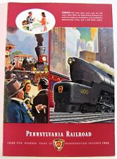 1946 Pennsylvania Railroad Centennial Broadway Breakfast History Bond Cover PRR picture