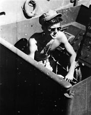 New 8x10 Photo: Future President Lt. John F. Kennedy aboard the PT-109 -- 1943 picture