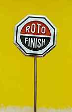 Roto finish, Economy industrial vintage pin badge lapel  picture