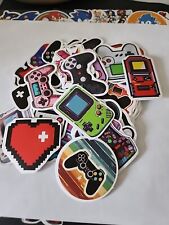 Random Lot Of 25 Video Game Theme Stickers  picture
