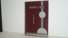 1938 ROSSFORD BULLDOGS HIGH SCHOOL MAROON & GRAY YEARBOOK ROSSFORD OHIO picture