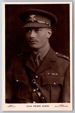 Royalty~HRH Prince Henry~Son Of King George V~In Military Uniform~c1915 WWI~RPPC picture