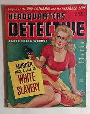 HEADQUARTERS DETECTIVE MAGAZINE JAN 1948 GGA GOOD GIRL ART COVER WHITE SLAVERY picture