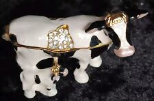 Mom Cow And Baby Cow Trinket Box / Mini Container Decorative Item picture