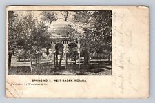 West Baden IN-Indiana, Scenic Gazebo Spring Number Five Vintage c1907 Postcard picture