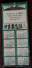 1941 College Football Calendar - All Teams / Gloversville NY Frye Co Advertising picture