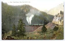 Postcard Bear Creek Canon, Short Line Rail Road, Colorado picture