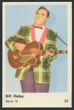 1959 BILL HALEY TV & MUSIC STARS DUTCH GUM CARD SERIE U #23 EX/MT picture