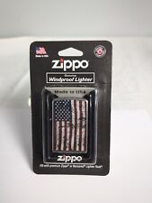Zippo Windproof  American Distressed Flag Lighter NEW picture